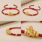 Fortune Bracelet Red String Fire Horse Charm