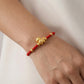 Fortune Bracelet Red String Fire Horse Charm