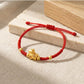 Fortune Bracelet Red String Fire Horse Charm