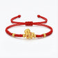 Fortune Bracelet Red String Fire Horse Charm