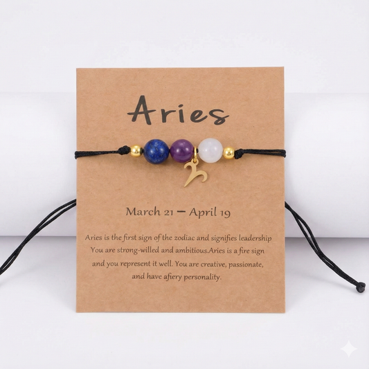 Zodiac Alignment Bracelet Natural Stone