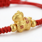 Fortune Bracelet Red String Fire Horse Charm