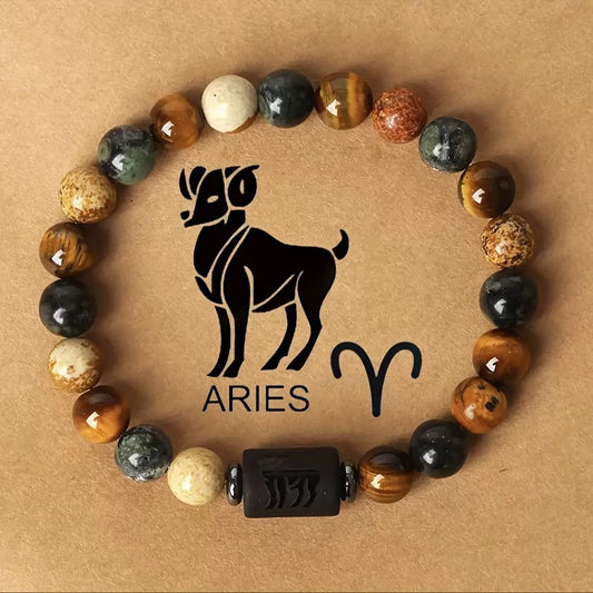 Premium Zodiac Power Bracelet Natural Stones